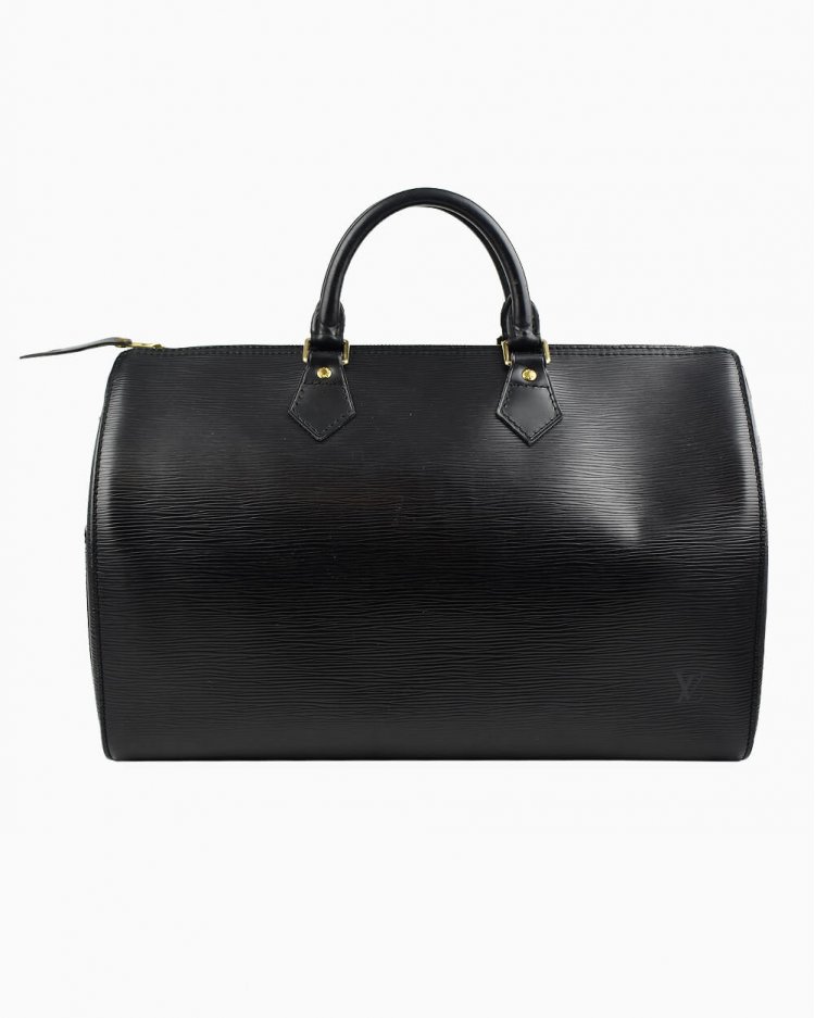 バッグ Speedy 50 epi leather Bolsa Louis Vuitton original speedy Epi preta feminina